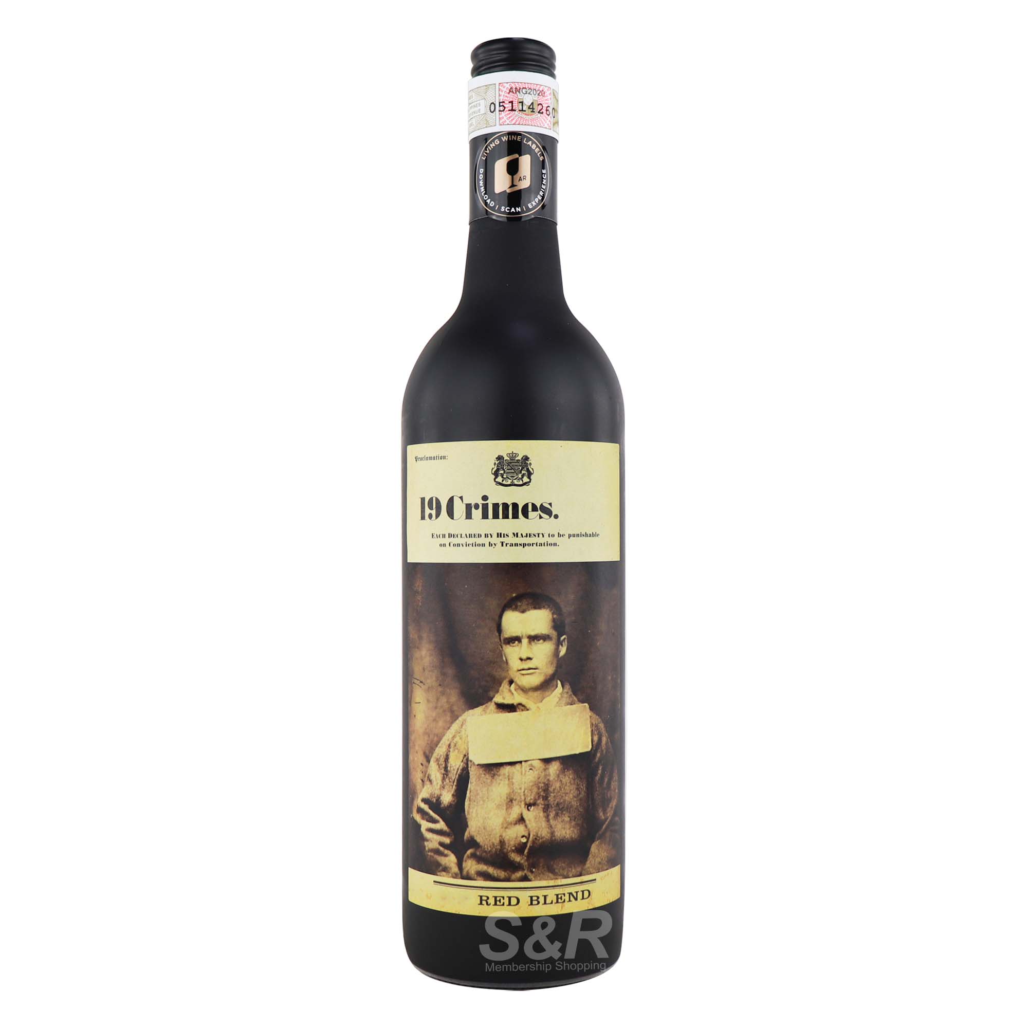 19 Crimes Red Blend Red Wine 750mL
